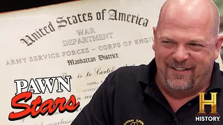 Pawn Stars: Top 7 Super Secret Government Document Sales