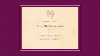 View, Meditation, Action, 25-27 January 2020, Sydney, Australia - Part 5