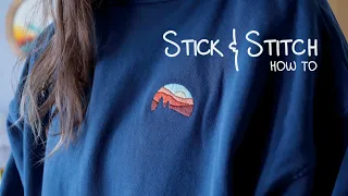 How To Embroider On Clothing: Stick & Stitch Step By Step Tutorial