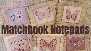 Matchbook Notepads for Junk Journals - Tutorial