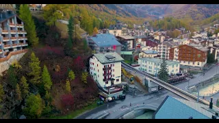 A Quaint Aerial Journey: Drone Flight Over Zermatt, Switzerland