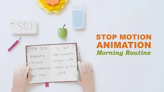 Morning Routine | paper stop motion animation