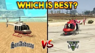 GTA 5 VS GTA SAN ANDREAS MAVERICK : WHICH IS BEST?