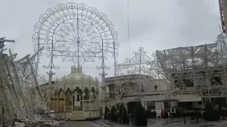 Maltempo in Salento, vento abbatte alberi e luminarie della festa. Bloccate alcune strade