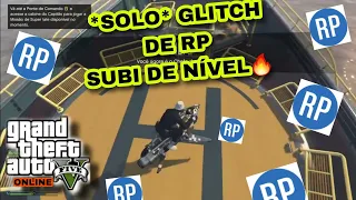 *SOLO* GLITCH DE RP PEGUE NÍVEL 120 AGORA* GLITCH INSANO DE RP! SUBI DE NÍVEL FÁCIL GTA ONLINE!