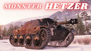 Jagdpanzer 38(t) Hetzer -9 Kills 4K Damage tier IV - World of Tanks Replays