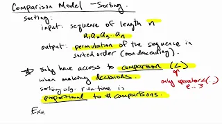 Sorting Lower Bound