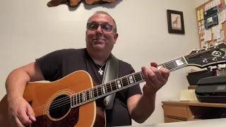 “From The Beginning” by ELP ~ An "Uncle Tony's Quick Tutorial" Guitar Lesson by Tony Cultreri