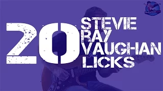 20 Easy Stevie Ray Vaughan Licks - Guitar Lesson with Tablature