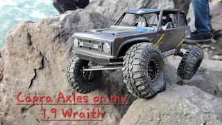 I put Capra axles under my Wraith 1.9, here's how