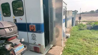 Ambulance camping. A tour of the Asylum.