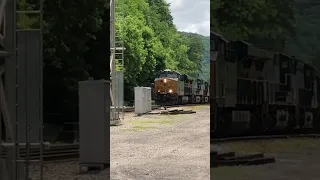 Coal Train Echoes Through Ghost Town Of Thurmond West Virginia!  JawTooth shorts