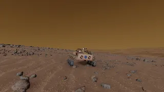 Curiosity Rover Landing | KSP 99% Stock