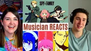 *Spy x Family OP 1* SHE LOVES IT?? (Anime Openings) Musician Reacts