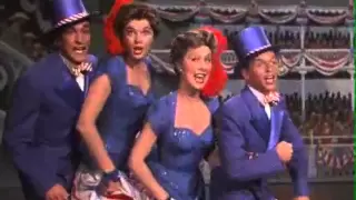 Frank Sinatra, Betty Garrett, Gene Kelly and Esther Williams in Take me out to the ball game 1949