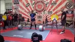 Юрий Белкин  тяга 450 кг .Yuri Belkin (deadlift 450 kg)