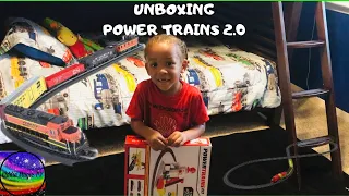 Toy Trains for Kids! POWER TRAINS CRANE CITY SUPER SET "KIDDIE MAGIC TV"