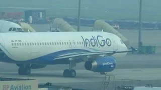 IndiGo Airbus A320-200 Taxiing at Delhi IGI Airport, India