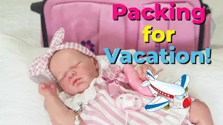 🌞What to Pack for your Reborn Doll for a Trip (Beach Vacation with Reborn Baby Lucie)