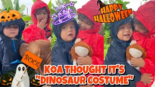 HALLOWEEN COSTUME NI KOA & LILO RAINCOAT NATAWA SI MAMA ANDI! WOW 4 YEARS NA SINA ANDI & PHILMAR ❤️