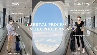 🇵🇭 Philippines Travel Arrival Process and Requirements for OFW and dependants | August 2021