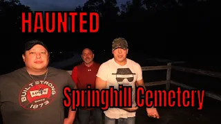 MOST HAUNTED CEMETERY | Exploring Spring Hill Cemetery AFTER DARK