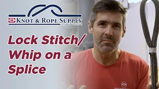 Lock Stitch on a Splice