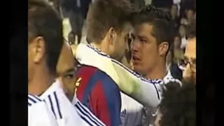 Cristiano Ronaldo & Gerard Pique So Close