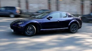 В стоке валит боком - Mazda RX8.