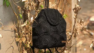 Hướng dẫn móc Balô từ những hình tròn- bag handmade