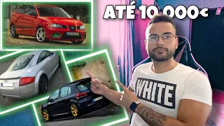 TOP 5 CARROS ATÉ 10.000€ | STOWNAS