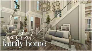 Bloxburg | Coastal Two-Story Family Home | Roblox | House Build