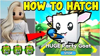 HOW TO HATCH SECRET PET In Punch Simulator Roblox!! I Hatched HUGE Party Dragon in Camera!