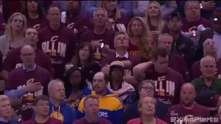 Cavs Fans Sing National Anthem  Warriors vs Cavaliers   Game 3  June 8, 2016  2016 NBA Finals