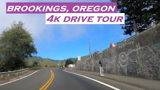 Brookings, Oregon | 4k Driving Tour | Dashcam