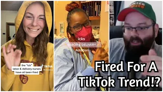 Undervalued Nurses Fired For TikTok Trend | Popular Creator Celebrates