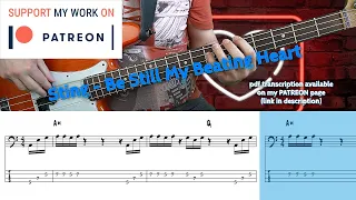 Sting - Be Still My Beating Heart (Bass cover with tabs)