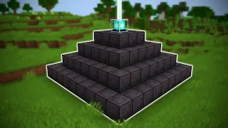 I Made a FULL NETHERITE BEACON in Minecraft Hardcore