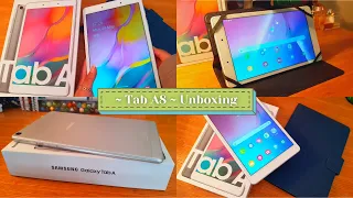 Unboxing the SAMSUNG TAB A 8.0 2019 ✨ With 7-8" Goji Case | First Impressions 📱