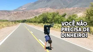 COMO EU VIAJO SEM DINHEIRO EM 3 MINUTOS!!!