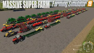 Building a MASSIVE $42 Million Dollar SUPER Farm on NorthWind Acres #1 | FS19 TIMELAPSE