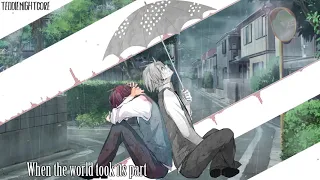 Nightcore  ~ Umbrella [Switching Vocals] Lyrics