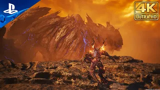 (PS5) Ifrit Vs. Titan Eikon Battle Boss Fight | Final Fantasy 16 (4K 60FPS)