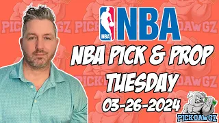 Free NBA Picks and Props Today 3/26/24 | Kevin Thomas’ Free NBA Predictions