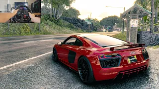 The Crew Motorfest - Audi R8 V10 Free-Roam (Logitech G29)