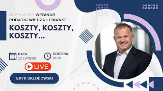 Koszty, koszty, koszty  || Darmowy Webinar