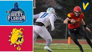 West Florida vs Ferris State Highlights | Division 2 Playoffs Semi-Final