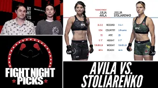 UFC Fight Night: Julia Avila vs. Julija Stoliarenko Prediction