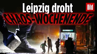 Linksextreme Randale in Leipzig: Polizisten mit Pflastersteinen beworfen – acht Verletzte