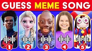 Guess The Meme & Youtuber By Song #6| Lay Lay, King Ferran, Salish Matter, MrBeast, Elsa, Tenge Song